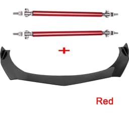 for Toyota Corolla Hatchback Car Front Bumper Lip Body Kit Spoiler Canard Splitter Diffuser Protector Covers with Strut Rod