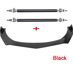 for Toyota Corolla Hatchback Car Front Bumper Lip Body Kit Spoiler Canard Splitter Diffuser Protector Covers with Strut Rod