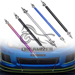 for Toyota Corolla Hatchback Car Front Bumper Lip Body Kit Spoiler Canard Splitter Diffuser Protector Covers with Strut Rod