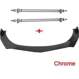 for Toyota Corolla Hatchback Car Front Bumper Lip Body Kit Spoiler Canard Splitter Diffuser Protector Covers with Strut Rod