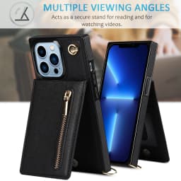 Luxury Crossbody Premium Leather Cover For iPhone 13 11 12 Pro XR XS Max X 7 8 Plus With Stand Function Shockproof Flip Case