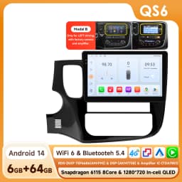 6115 Android 12 Autoradio dsp Carplay For Mitsubishi Outlander 3 GF0W GG0W 2012-2018 Multimedia Video Player GPS Stereo 2din 4G