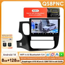 6115 Android 12 Autoradio dsp Carplay For Mitsubishi Outlander 3 GF0W GG0W 2012-2018 Multimedia Video Player GPS Stereo 2din 4G