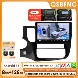 6115 Android 12 Autoradio dsp Carplay For Mitsubishi Outlander 3 GF0W GG0W 2012-2018 Multimedia Video Player GPS Stereo 2din 4G