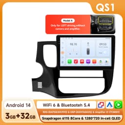 6115 Android 12 Autoradio dsp Carplay For Mitsubishi Outlander 3 GF0W GG0W 2012-2018 Multimedia Video Player GPS Stereo 2din 4G