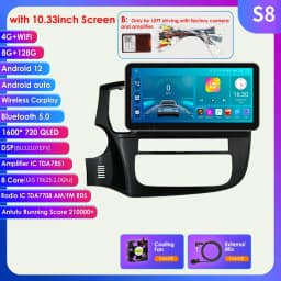 6115 Android 12 Autoradio dsp Carplay For Mitsubishi Outlander 3 GF0W GG0W 2012-2018 Multimedia Video Player GPS Stereo 2din 4G