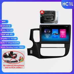 6115 Android 12 Autoradio dsp Carplay For Mitsubishi Outlander 3 GF0W GG0W 2012-2018 Multimedia Video Player GPS Stereo 2din 4G