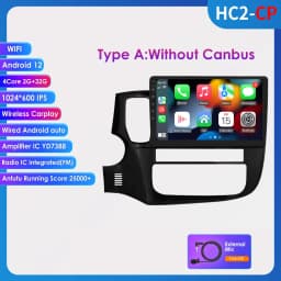 6115 Android 12 Autoradio dsp Carplay For Mitsubishi Outlander 3 GF0W GG0W 2012-2018 Multimedia Video Player GPS Stereo 2din 4G