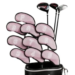 10pcs Golf Head Covers Golf Iron Headcover 3 4 5 6 7 8 9 S A P Golf Putter Club Headcovers Protector Golf Accessories Supplies