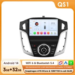 2din 360 Camera Android Car radio for Ford Focus 3 MK 3 2011 - 2017 Multimedia Video player GPS navigation Stereo 6115 Autoradio