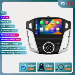 2din 360 Camera Android Car radio for Ford Focus 3 MK 3 2011 - 2017 Multimedia Video player GPS navigation Stereo 6115 Autoradio