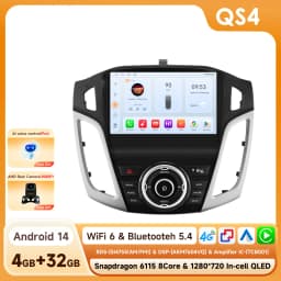 2din 360 Camera Android Car radio for Ford Focus 3 MK 3 2011 - 2017 Multimedia Video player GPS navigation Stereo 6115 Autoradio