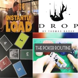 Gonuts by Matthew Wright，Drop by Thomas Badar，Einstein Knows - Maurice Jansen，Best Poker Routine by Joseph B - Magic Trick