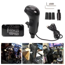 PC USB High Low Gear Simulator Shifter Knob USB Gearshift Knob For Logitech G923 G29 G27 G25 TH8A For ATS ETS2 Truck Games HB043