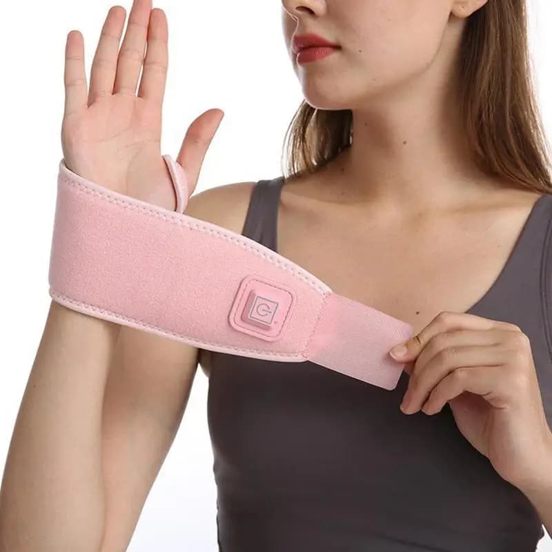 Heated Wrist Wrap Wrist Warmer Electric Heating Pad Relax Hands Wrist Thumb Moxibustion Hot Compress Warming Wristband USB Three