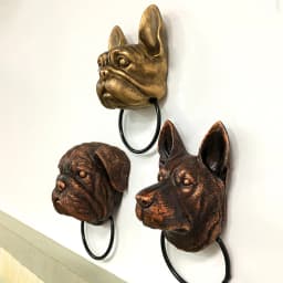 Creative Animals Head Door Knocker Retro Resin Crafts Personalized Wall Art Decoration For Front Door Heavy Gothic Door Knockers