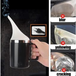Headlight Polisher Steam Cleaner Polishing Kit Chemical Polish Headlight Polish Liquid Polymer Mug For Polishing The Headlights