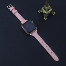 Slim Leather strap For Apple watch band 40mm 44mm 38mm 42mm 44 mm Genuine Leather bracelet Apple watch serie 7 6 5 4 3 se strap