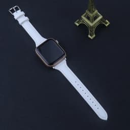 Slim Leather strap For Apple watch band 40mm 44mm 38mm 42mm 44 mm Genuine Leather bracelet Apple watch serie 7 6 5 4 3 se strap