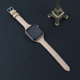 Slim Leather strap For Apple watch band 40mm 44mm 38mm 42mm 44 mm Genuine Leather bracelet Apple watch serie 7 6 5 4 3 se strap