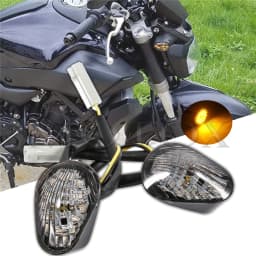 LED Flush Mount Lamp Turn Signals Indicator Light Fit For YZF R1/R3/R6/R6S TMAX MT-09 Fazer FZ1 FZ6/6R FZ8 FZ07/09 2002-2017
