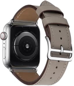Leather strap for Apple watch band 45mm 41mm 44mm 40mm 38mm 42mm Single tour watchband bracelet correa iwatch series 7 5 4 6 se