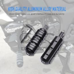 For Honda Shadow Sabre ACE VT 1100 750 Rebel 250 500 Motorcycle Highway Foot Pegs Rests Pedals Footrests Front Rider Floorboards