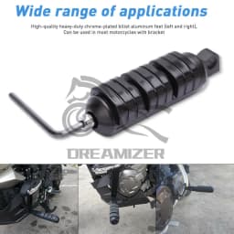 For Honda Shadow Sabre ACE VT 1100 750 Rebel 250 500 Motorcycle Highway Foot Pegs Rests Pedals Footrests Front Rider Floorboards