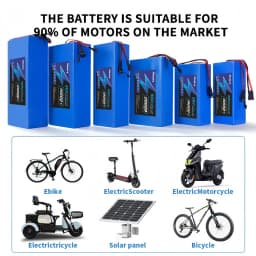 Ship from US 60V 20Ah 30Ah Electric Bike Li ion Battery Pack for 500W~3000W High Power Bicycle Scooter Motorcycle with 5A Charge
