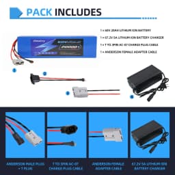 Ship from US 60V 20Ah 30Ah Electric Bike Li ion Battery Pack for 500W~3000W High Power Bicycle Scooter Motorcycle with 5A Charge