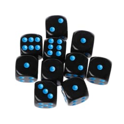 10pcs 15mm Multicolor Acrylic Cube Digital Dice D6 Beads Six Sides Portable Table Games Toy For Pub Club Party Board Game Tray