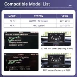 Road Top 12.3" Linux Screen For Audi A6 C6 A7 C7 2011-2018 with Wireless CarPlay Android Auto Airplay Car Radio Player