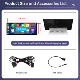 Road Top 12.3" Linux Screen For Audi A6 C6 A7 C7 2011-2018 with Wireless CarPlay Android Auto Airplay Car Radio Player