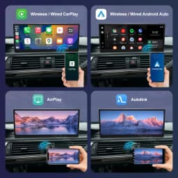 Road Top 12.3" Linux Screen For Audi A6 C6 A7 C7 2011-2018 with Wireless CarPlay Android Auto Airplay Car Radio Player