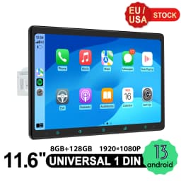 2025 Upgraded Newest Car Radio Stereo Multimedia Player Wireless Android Auto Apple CarPlay Ships from EU/US Warehouse
