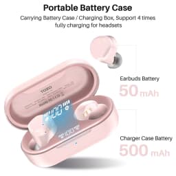 Refurbished TOZO T12 Wireless Earbuds LED Digital Display HiFi Stereo Sound Portable Handfree Sport Earphones Wireless Headset