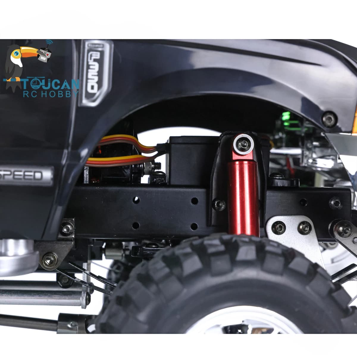 US Stock 1/10 HG P410 4x4 RC Pickup Truck 2.4G Radio Control Rally Crawler Motor ESC High Speed Racing Toy TH16939-SMT5