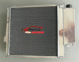 Aluminum Radiator + Fan For BMW 3 Series E36 Z3 Roadster 316/318/320/323/325/328 i/iS/Ti/iC 1.6-2.8L AC M44 M42 1987-2002