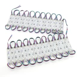 20PCS LED Modules Light 5050 SMD 3LED DC12V Waterproof Advertising Sign Backlight Modules Lights RGB Red Green Blue Warm White