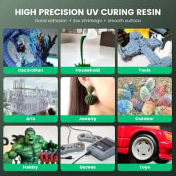 SUNLU 10KG Standard / Water-Wash / Water Wash ABS LIKE 3D Resin 1KG/Bottle 405nm UV Resin For Most SLA/DLP/LCD 3D Printer 1kg