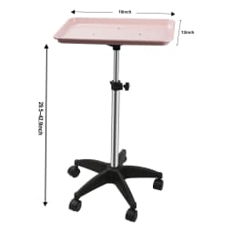 360° Rotating Beauty Salon Cart with Wheels - Organizer with Adjustable Height, Ultimate Salon Utility Cart