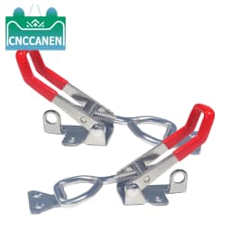 Heavy Duty Adjustable Toolbox Case Metal Toggle Latch Catch Clasp Quick Release Anti-Slip Clamp Hasps for Tools Storage