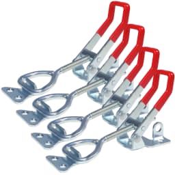 Heavy Duty Adjustable Toolbox Case Metal Toggle Latch Catch Clasp Quick Release Anti-Slip Clamp Hasps for Tools Storage