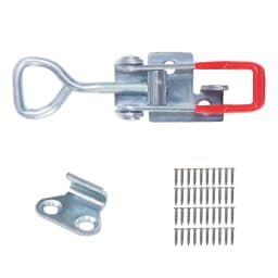 Heavy Duty Adjustable Toolbox Case Metal Toggle Latch Catch Clasp Quick Release Anti-Slip Clamp Hasps for Tools Storage