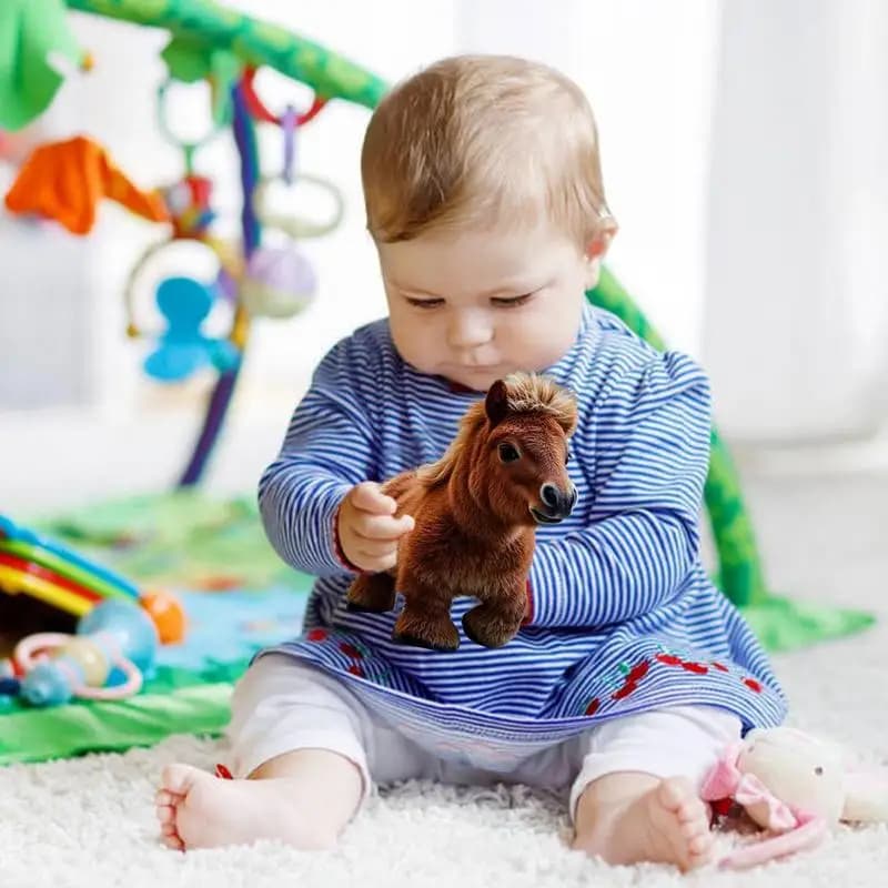 Kids Horse Toys Horse Stuffed Animal With Movement & Sounds Early Educational Toy Interactive Electronic Pet For Girls Boys