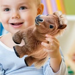 Kids Horse Toys Horse Stuffed Animal With Movement & Sounds Early Educational Toy Interactive Electronic Pet For Girls Boys