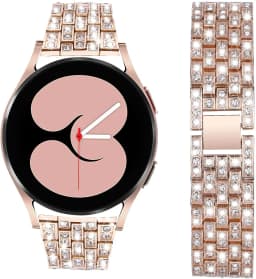 20mm 22mm Band for Samsung Galaxy Watch 4/Classic/46mm/42mm/active 2 Gear s3 Metal Diamond bracelet Galaxy watch 5 5 pro strap