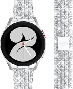 20mm 22mm Band for Samsung Galaxy Watch 4/Classic/46mm/42mm/active 2 Gear s3 Metal Diamond bracelet Galaxy watch 5 5 pro strap