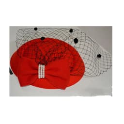 Bride Hat Hair Accessories Retro Short Hair Feather Flower Veil Cheongsam Show Banquet Headwear Accessories Cap Yarn Decor