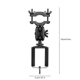 Universal Car Rearview Mirror Mount Mobile Phone Holder Driving Recorder 360 Degree Rotation Smartphone Stand GPS Hanger Bracket